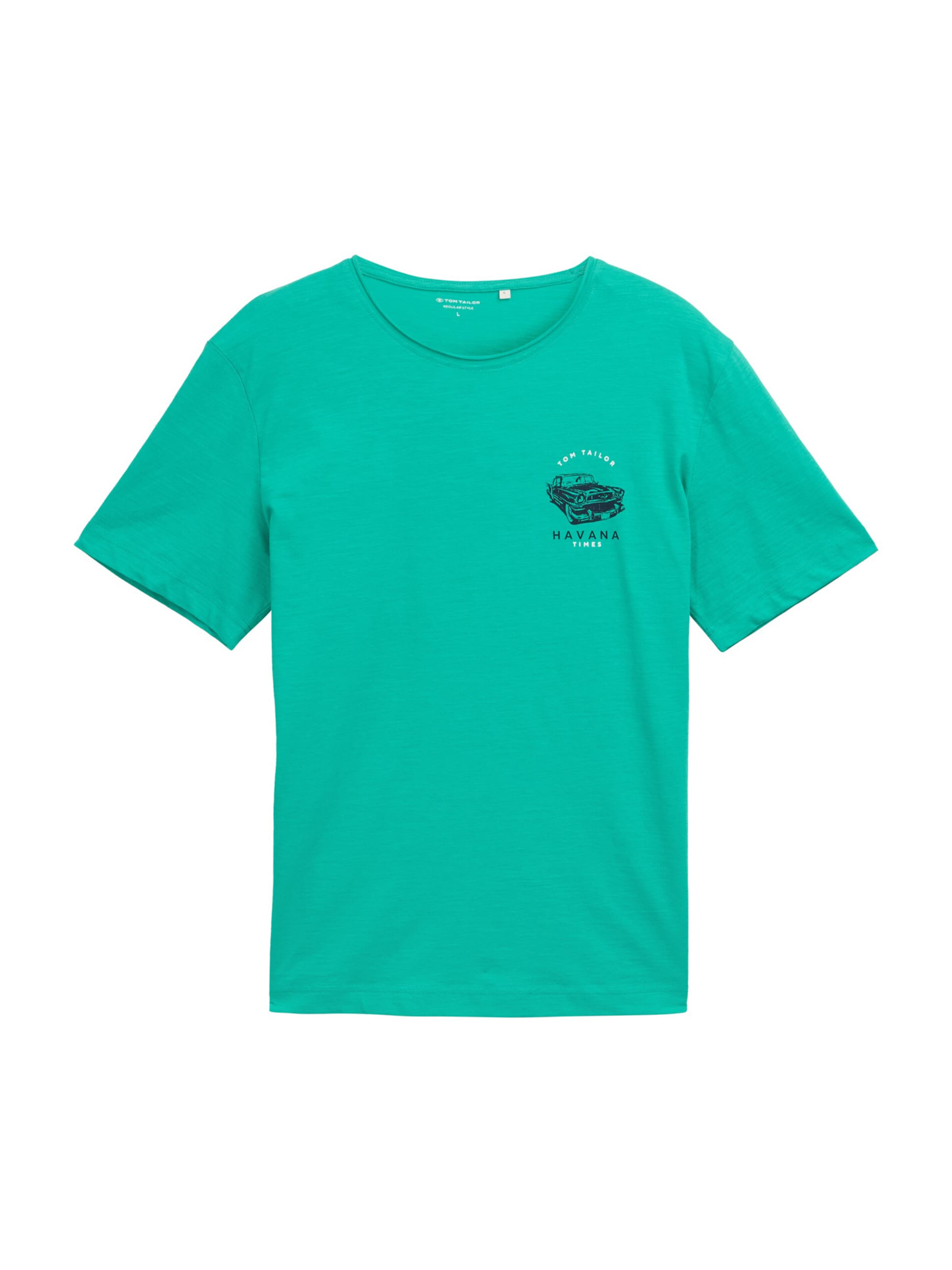 TOM TAILOR Μπλουζάκι σε πράσινο: μπροστά