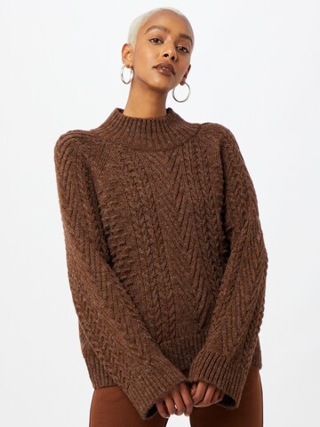 modström Sweater 'Minnie' in Brown: front