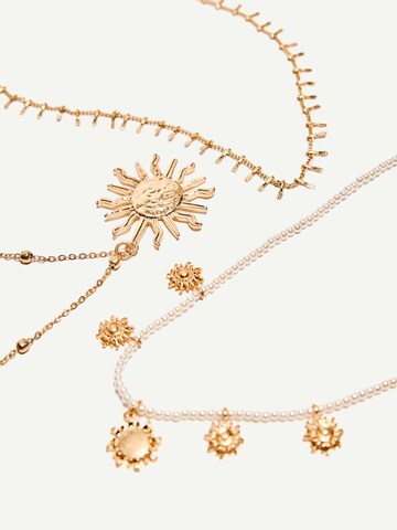 Bershka Kette in Gold