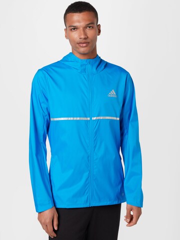 ADIDAS SPORTSWEAR Sportjacke 'Own the Run' in Blau: predná strana