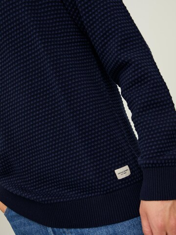 JACK & JONES Sweter 'Atlas' w kolorze niebieski