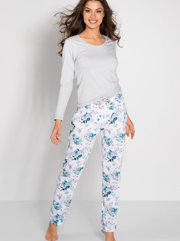 Momenti Per Me - Pijama 'Lovely Day' en azul: frente