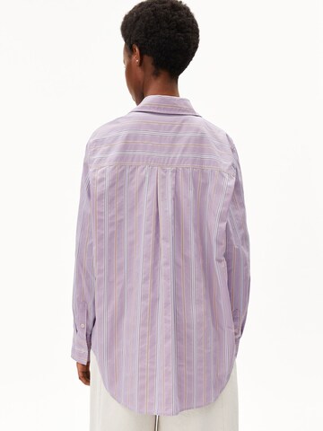 ARMEDANGELS Bluse in Lila: Vorderseite