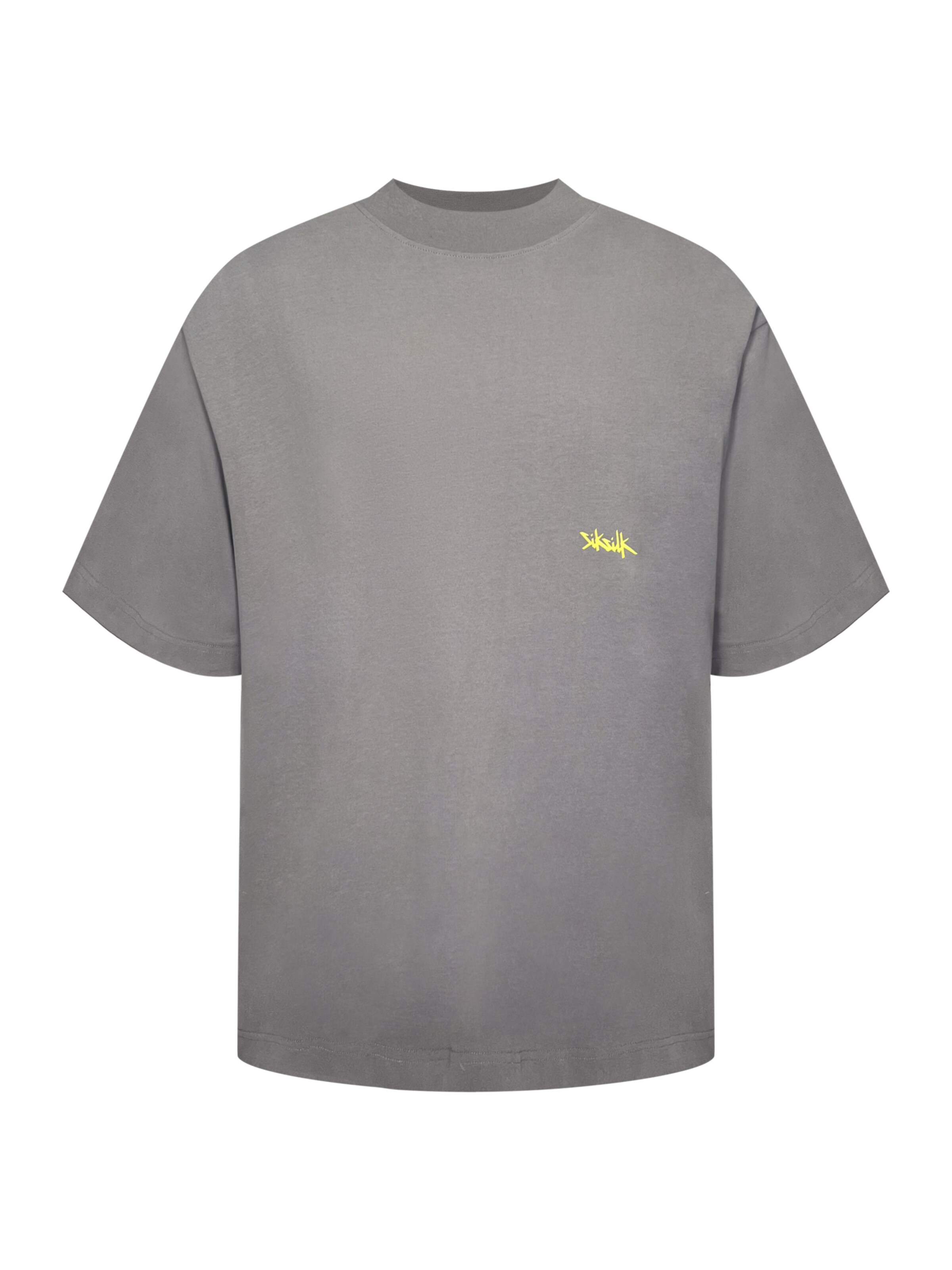 SikSilk T-Shirt in Grau: Vorderseite