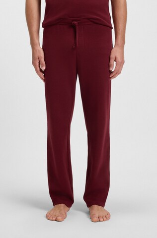 BOSS Regular Pajama Pants in Red: front
