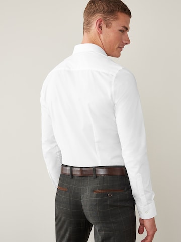 Next Slim fit Businessskjorta i vit