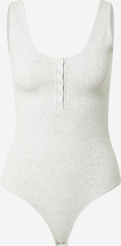 Shirtbody Abercrombie & Fitch en gris : devant