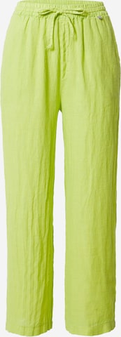 Liebesglück Wide leg Broek 'Liliy' in Groen: voorkant