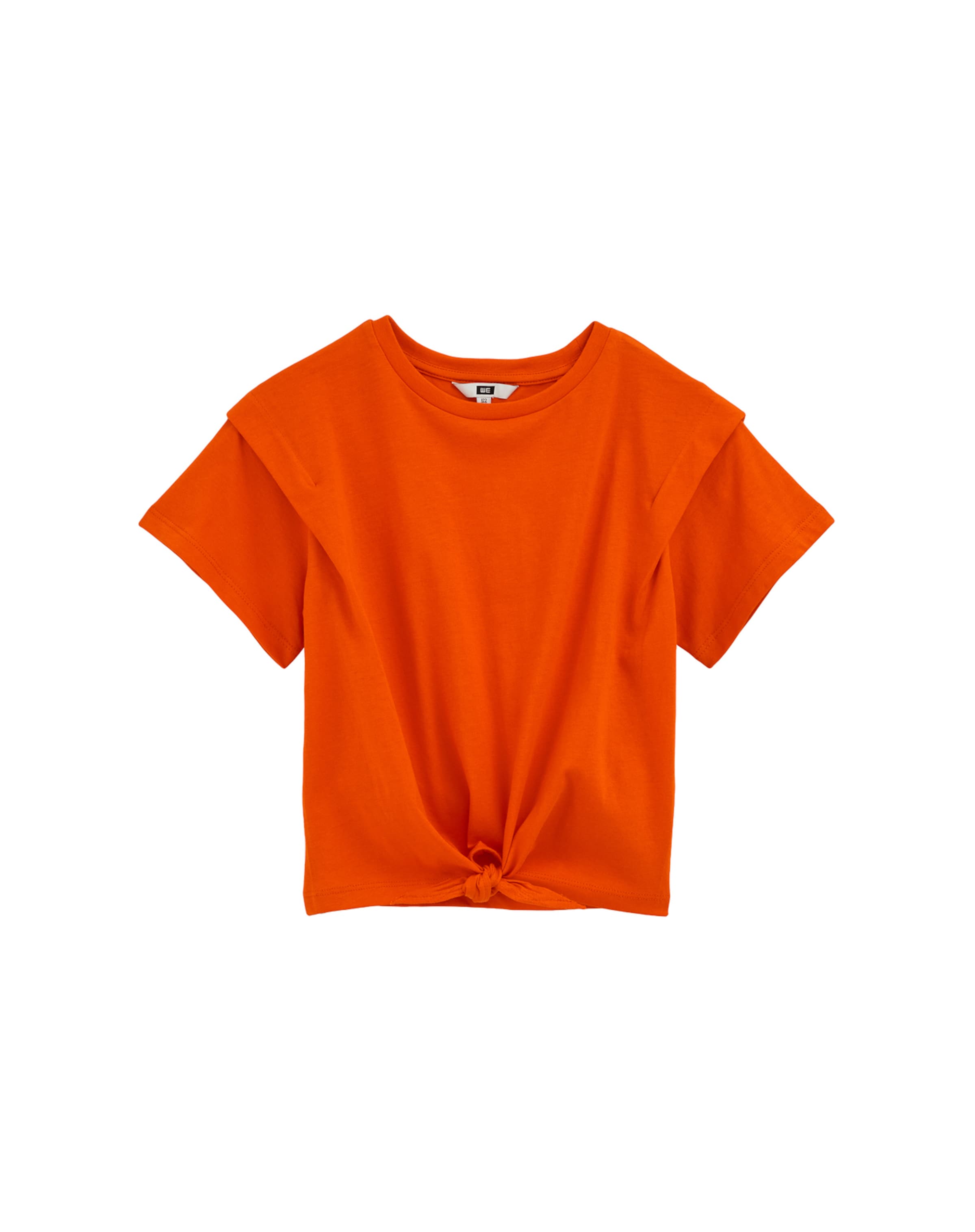 T-Shirt WE Fashion en orange : devant