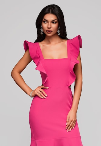 Ombre Evening dress in Pink