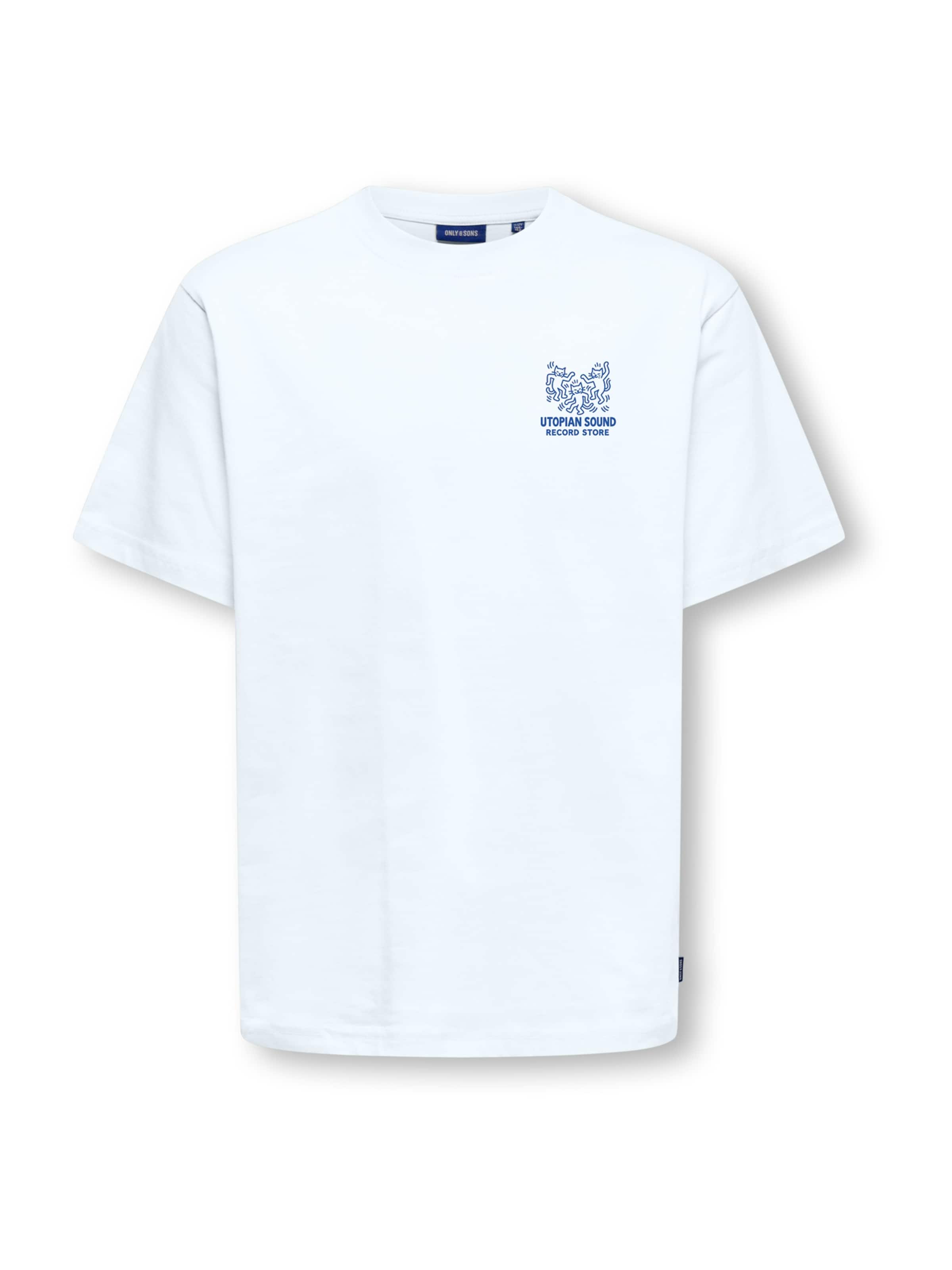 Only & Sons Junior - Camiseta 'OSJFRED' en blanco: frente