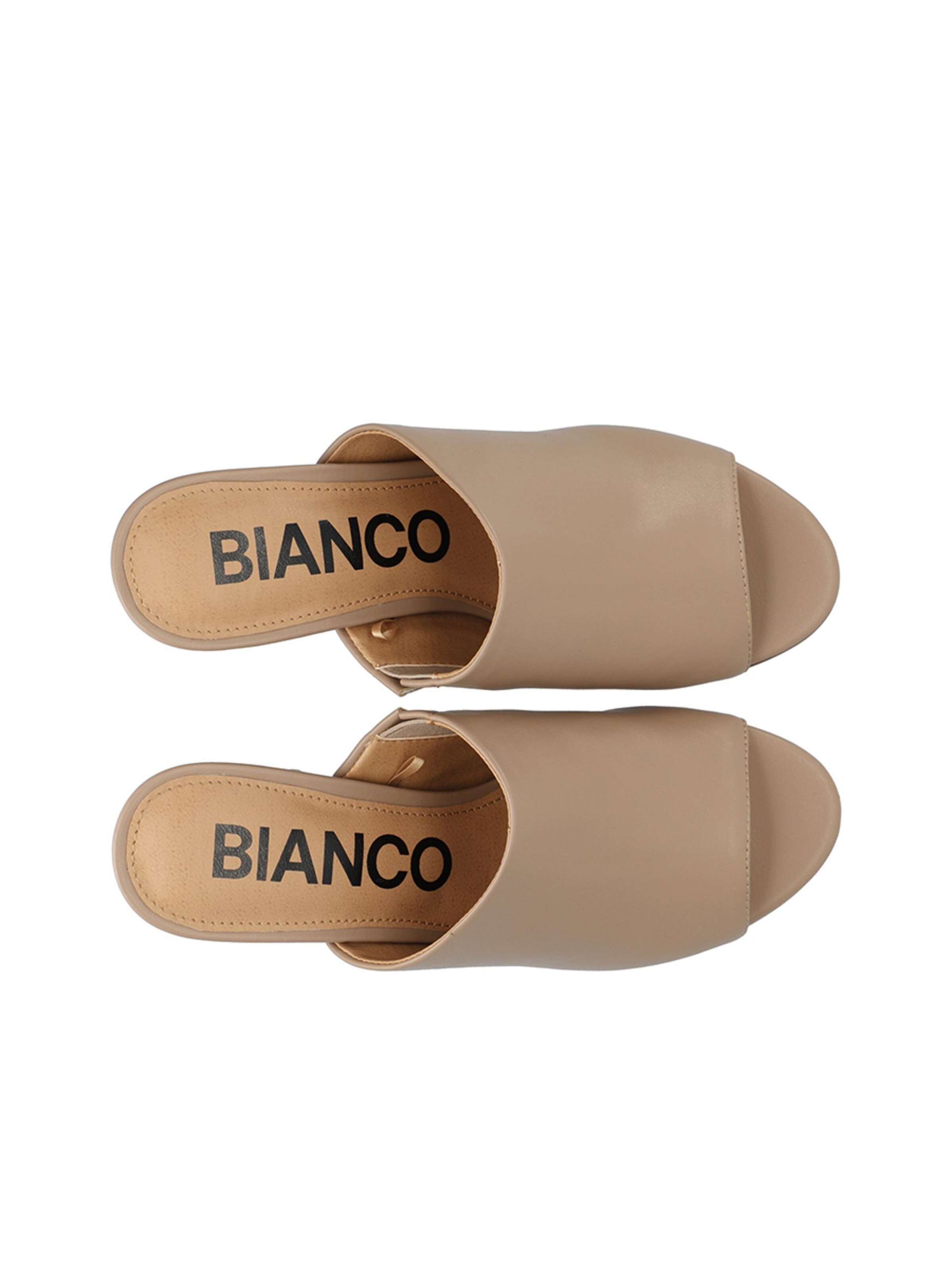 Bianco Pantolette 'CATE' in Beige