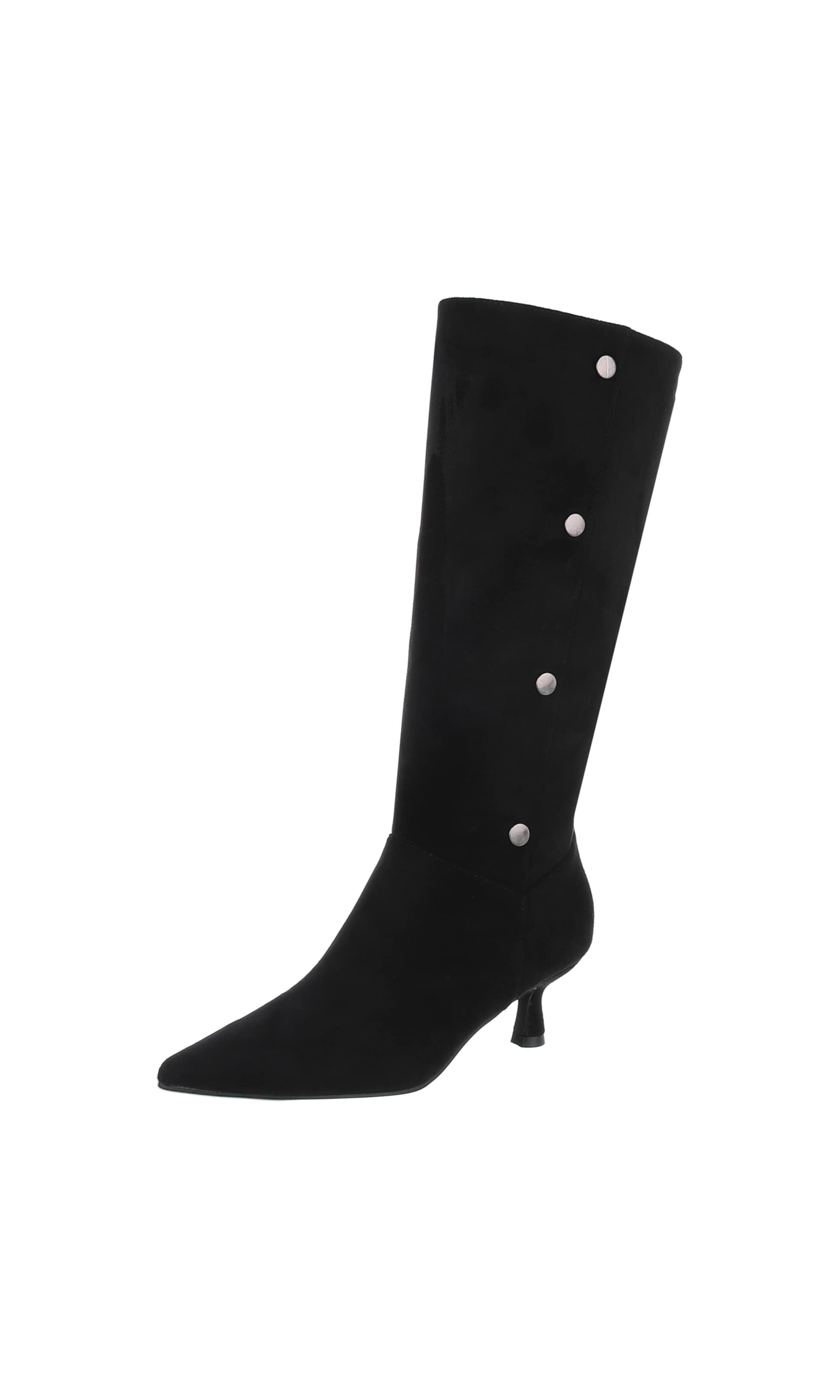 Ital-Design Boots in Black: front
