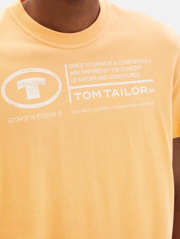 TOM TAILOR Μπλουζάκι σε πορτοκαλί