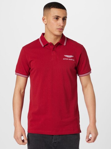 Hackett London Shirt in Rood: voorkant