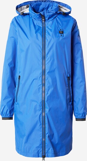 Blauer.USA Manteau mi-saison en bleu cobalt / noir / blanc, Vue avec produit