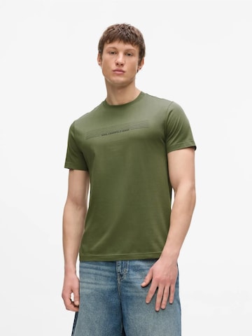 Maglietta di KARL LAGERFELD JEANS in verde: frontale