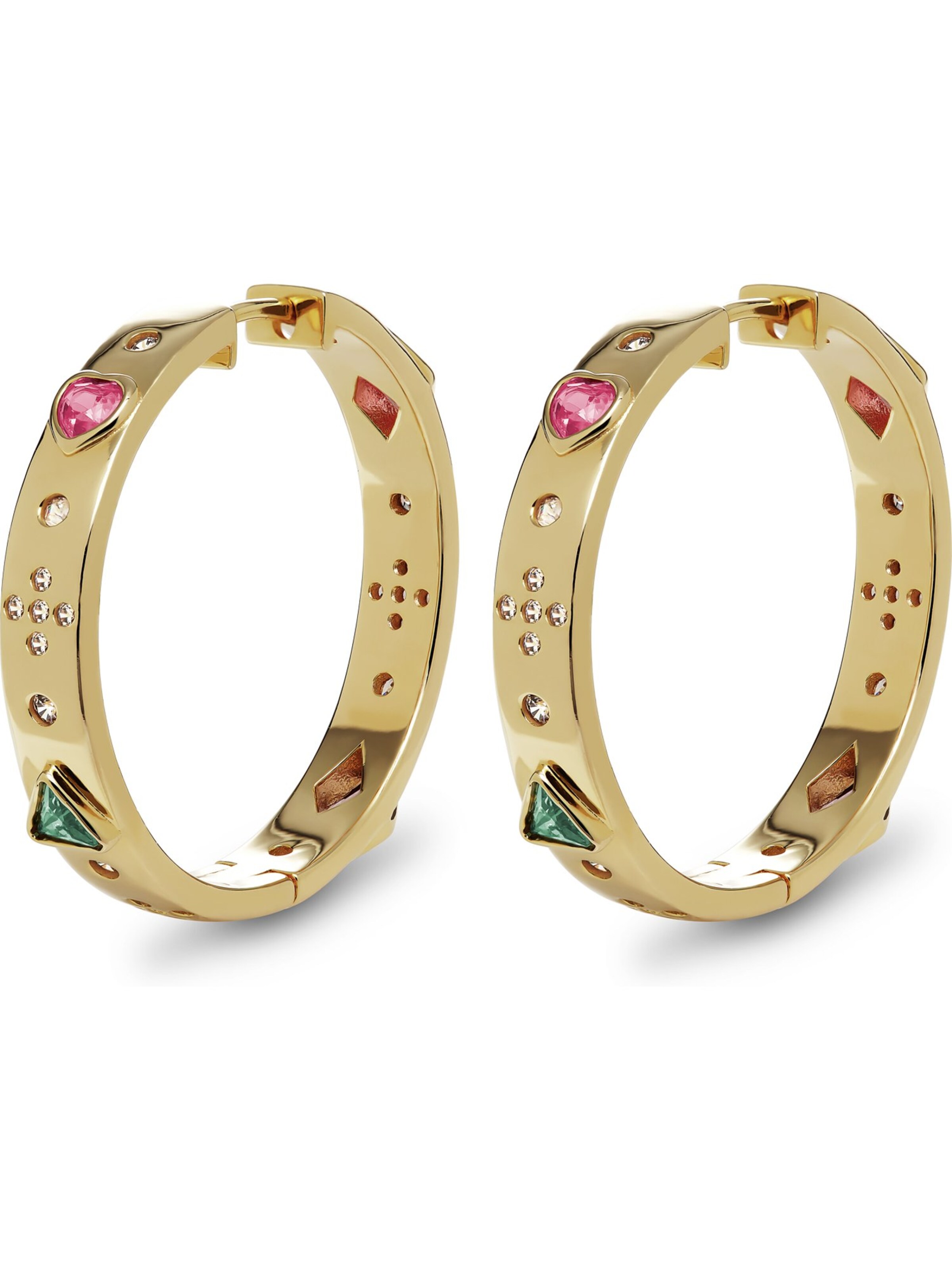 JETTE Ohrringe in Gold: Vorderseite