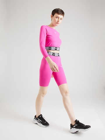19V69 ITALIA Skinny Παντελόνι φόρμας 'ALEXA' σε ροζ