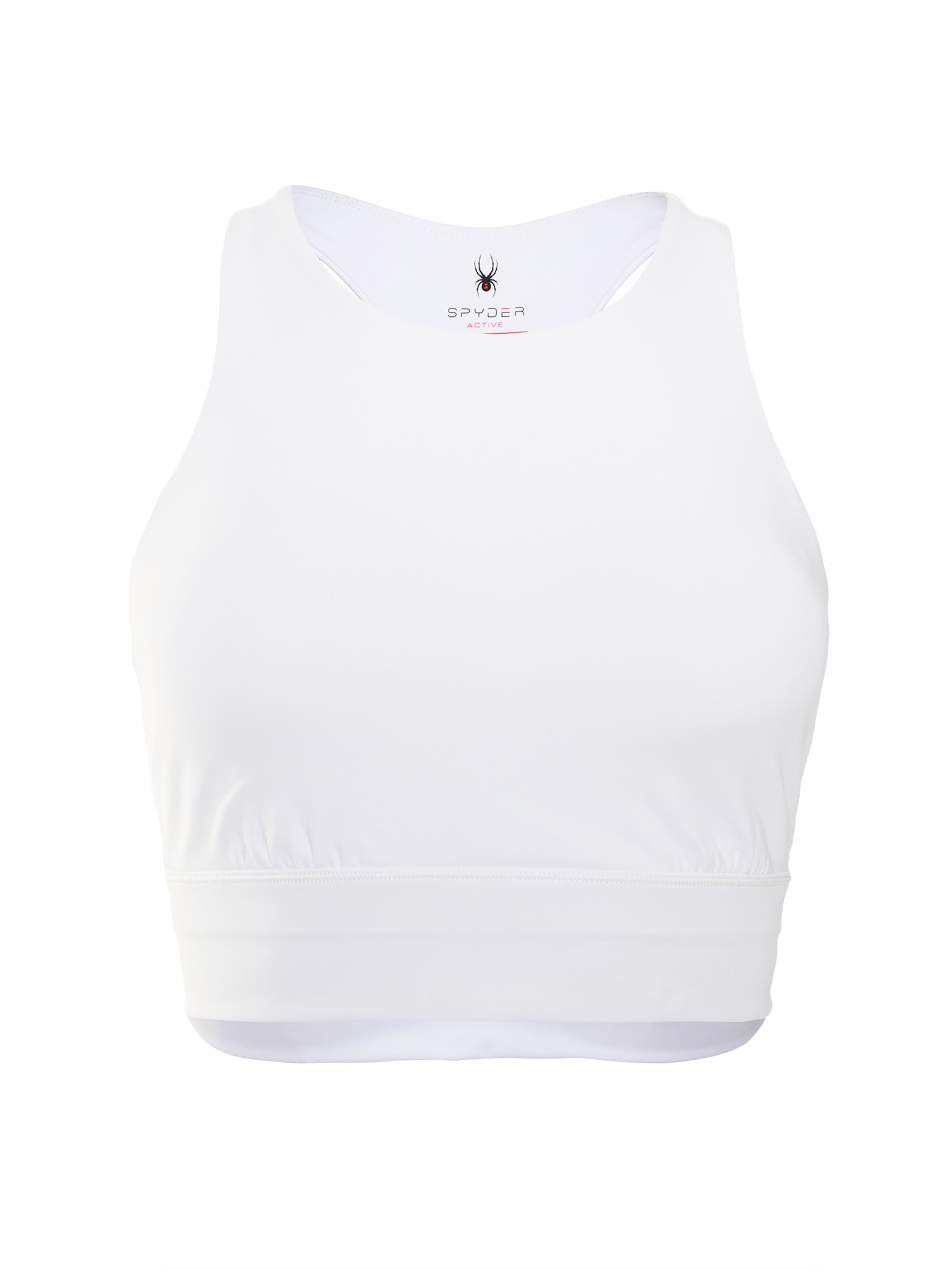 SpyderBustier Sportski grudnjak - bijela boja: prednji dio