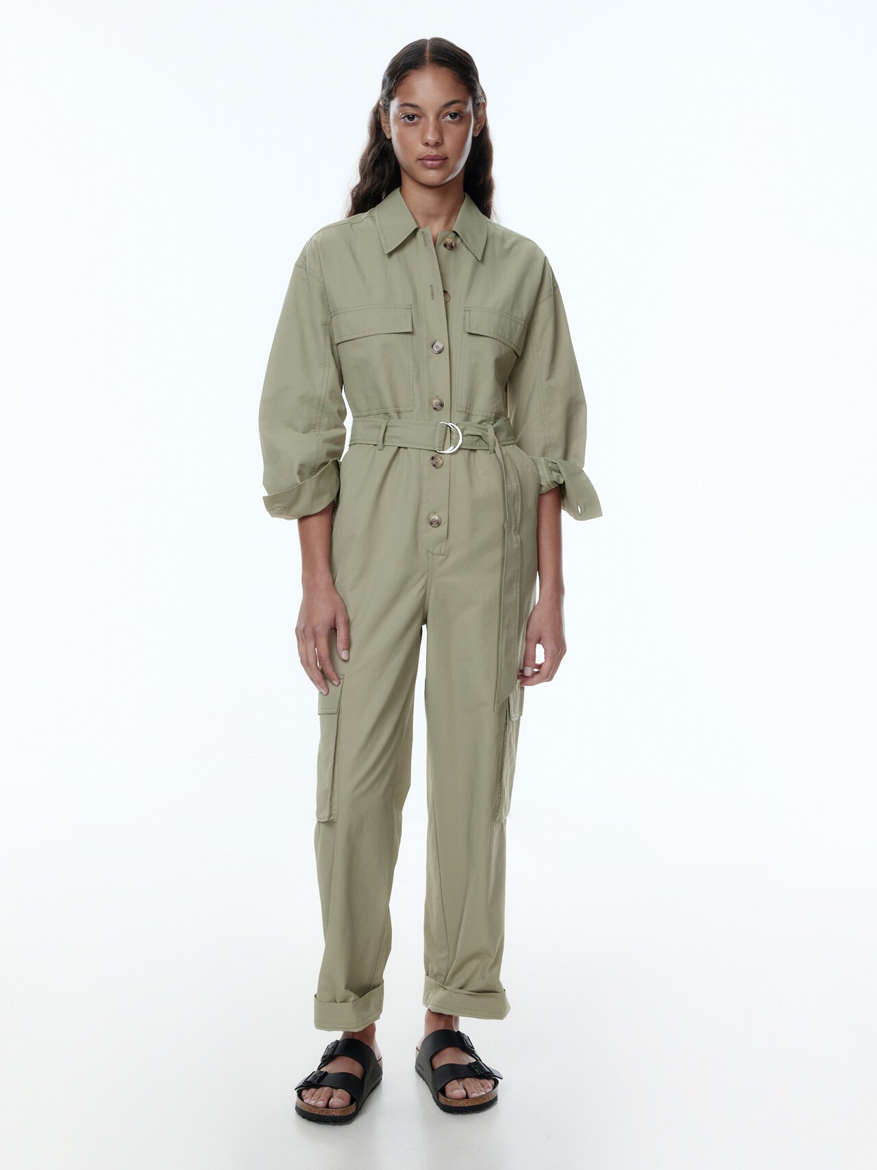 EDITED Jumpsuit 'Loreen' Beige