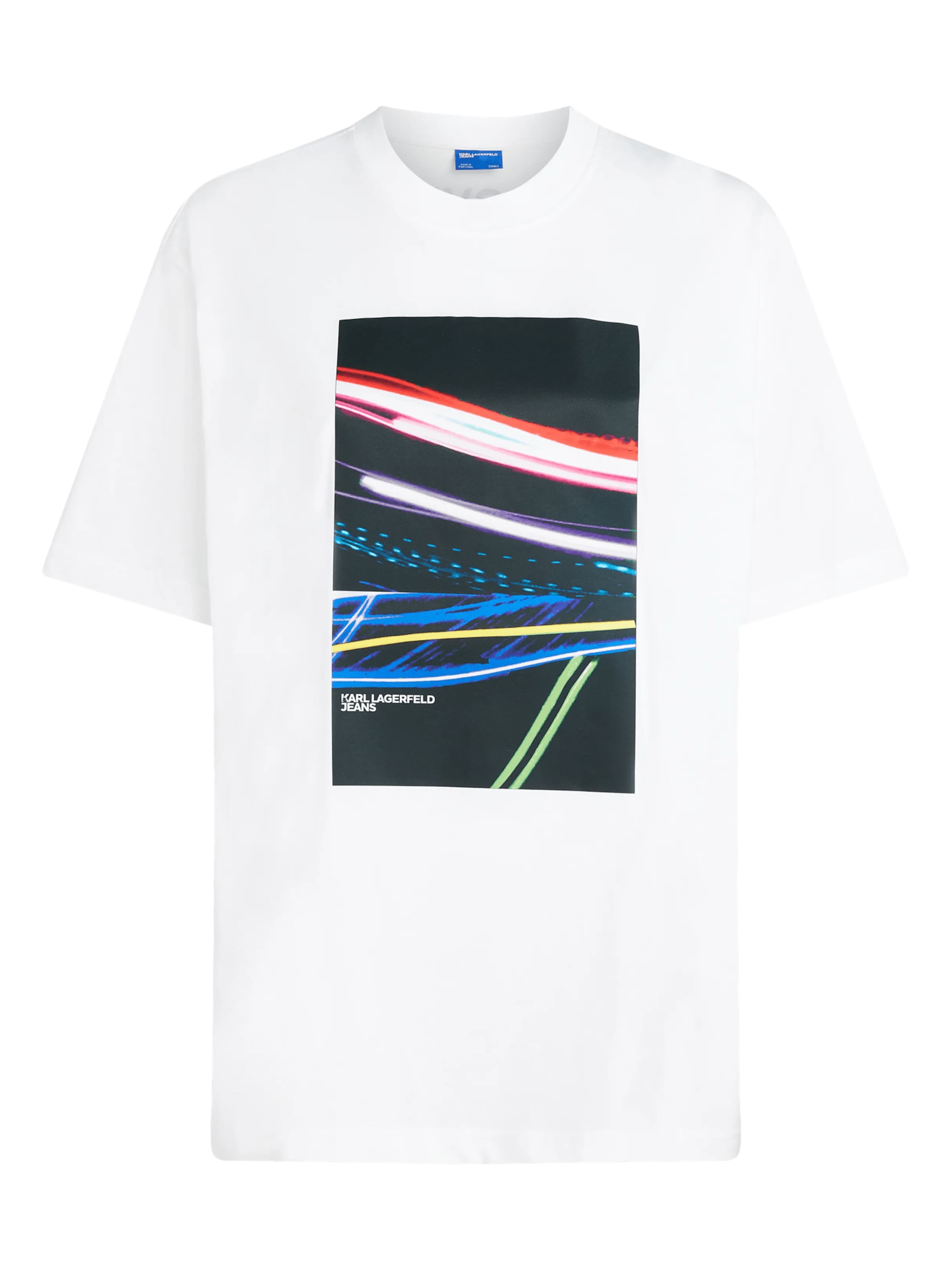 KARL LAGERFELD JEANS Tričko ' Love Unlocked' - zmiešané farby / biela, Produkt