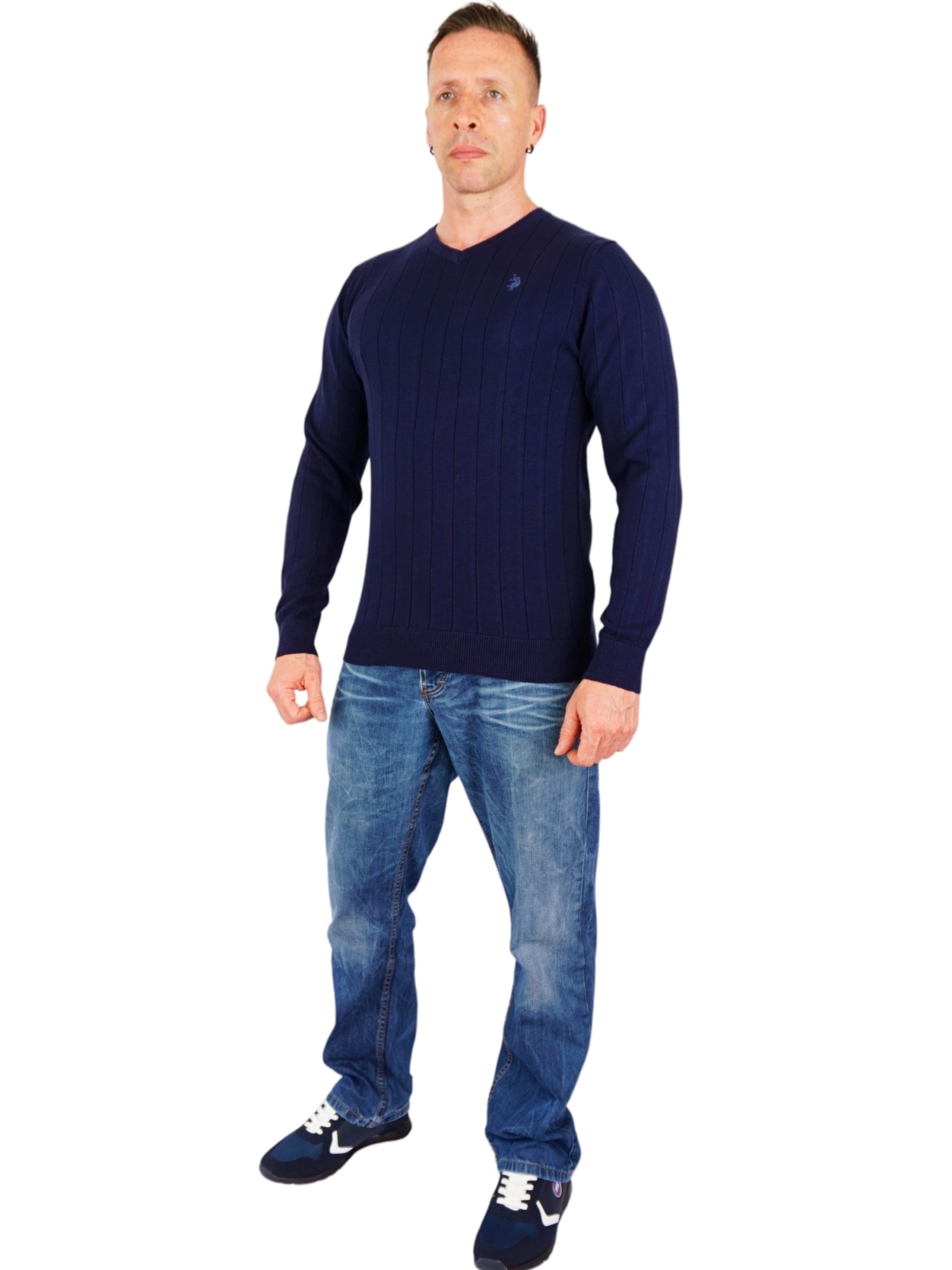 U.S. POLO ASSN. Pullover i blå