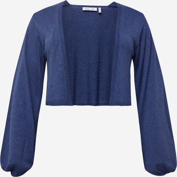 NU-IN Plus Knit Cardigan in Blue: front