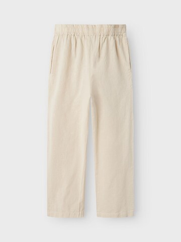Regular Pantalon 'NKFFalinnen' NAME IT en beige