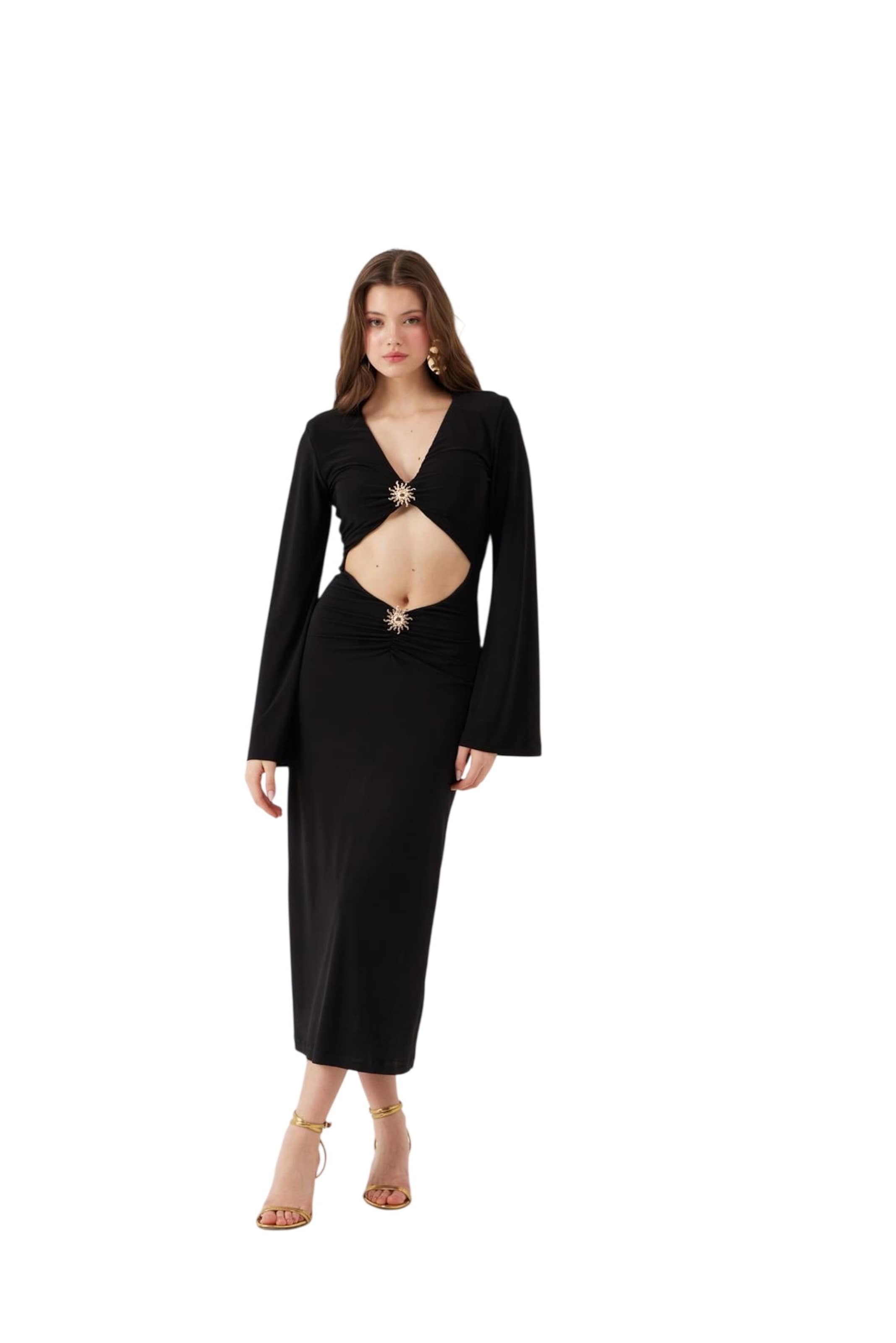 HOLLY LOLLY Kleid in Schwarz