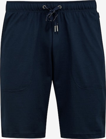 CALIDA Pyjamahose 'Remix Basic Sleep' in Blau: Vorderseite