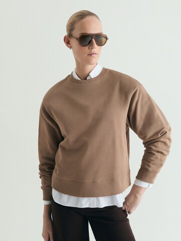 Scalpers Sweatshirt in Braun