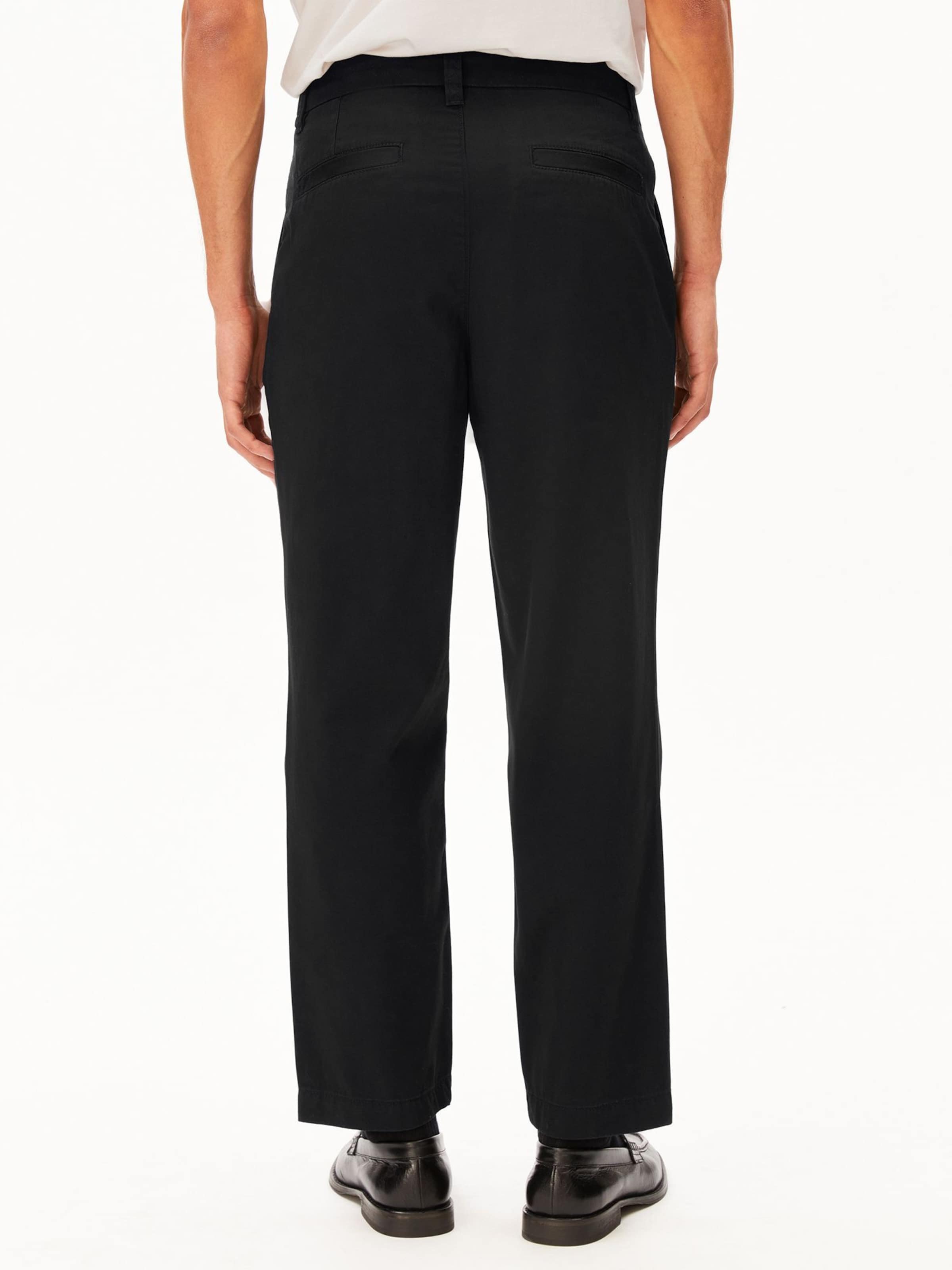 Regular Pantalon chino ARMEDANGELS en noir