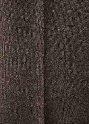 MANGO Flared Pleated Pants 'Camila' in Brown