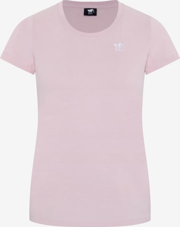 Polo Sylt Shirt in Pink: front