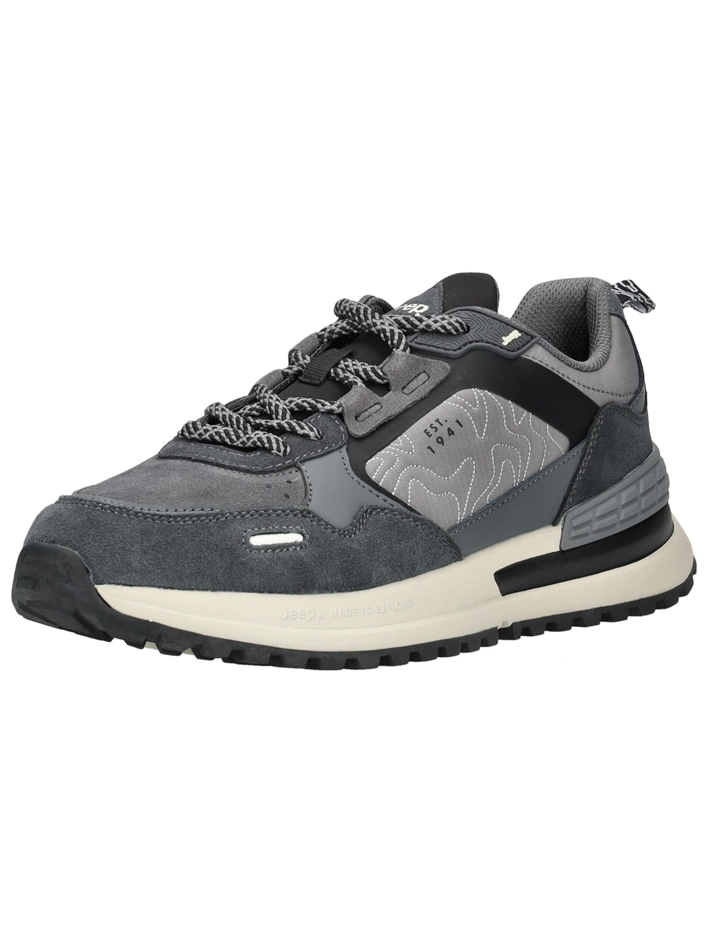 Sneaker bassa di Jeep in grigio: frontale