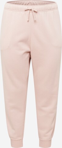 Effilé Pantalon de sport Nike Sportswear en rose : devant