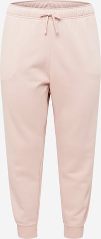 Nike Sportswear - Tapered Calças de desporto em rosa: frente