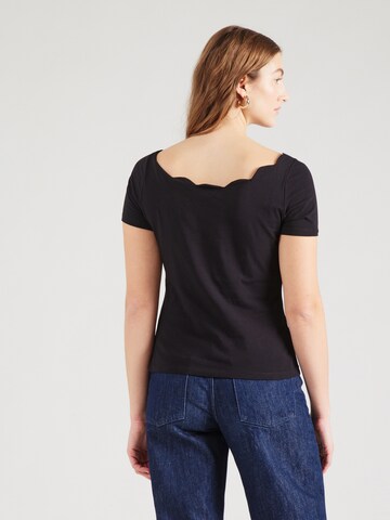 T-shirt 'Charlotta' ABOUT YOU en noir