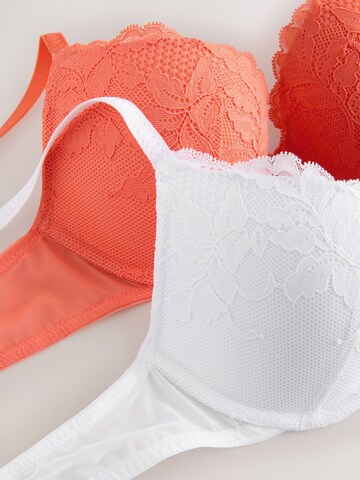 Push-up Sutien de la Next pe portocaliu