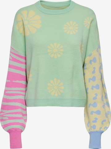ONLY Pullover 'ONLBETTY' in Grün: Vorderseite