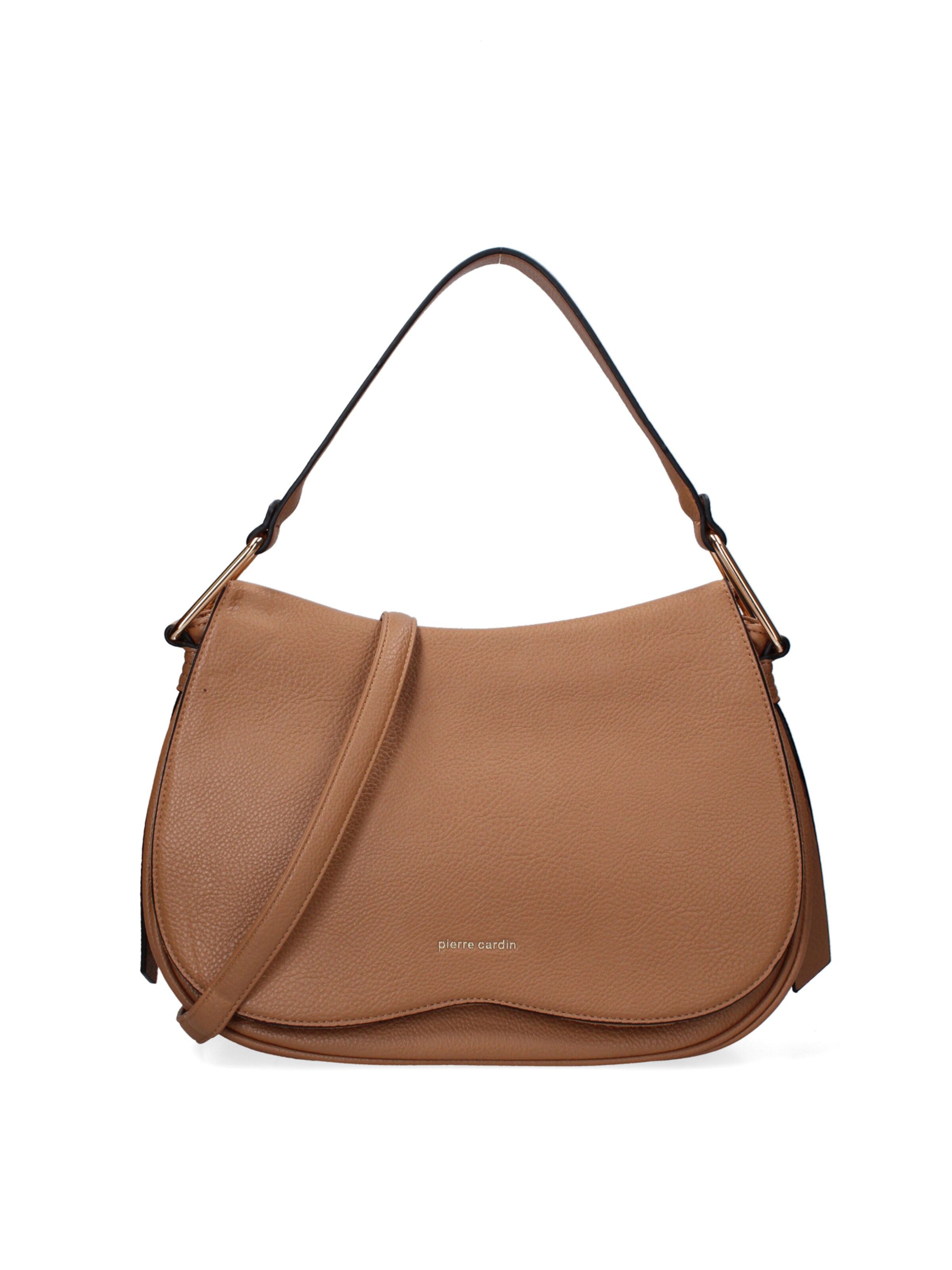 PIERRE CARDIN Shoulder bag in Brown: front