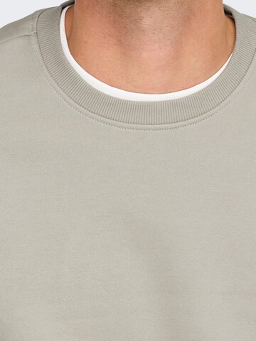 Only & Sons Sweatshirt 'CONNOR' in Grijs