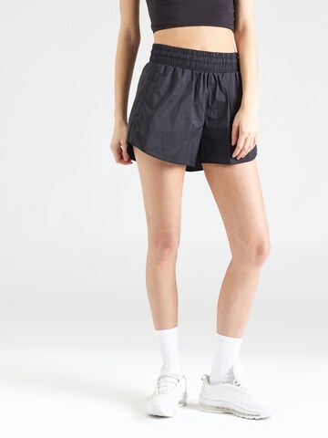 UNDER ARMOUR Regular Workout Pants 'Flex' in Black: front