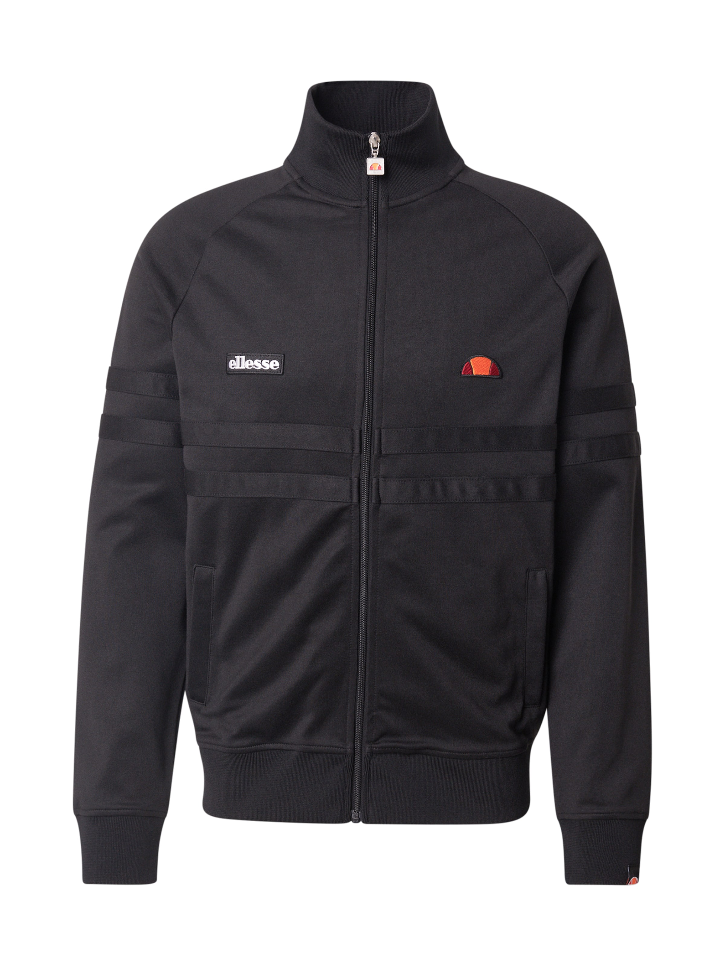 ELLESSE Sweatjacke 'Rimini' in Schwarz: Vorderseite