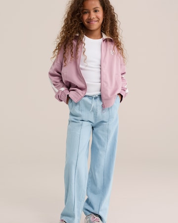 WE Fashion Wide Leg Jeans in Blau