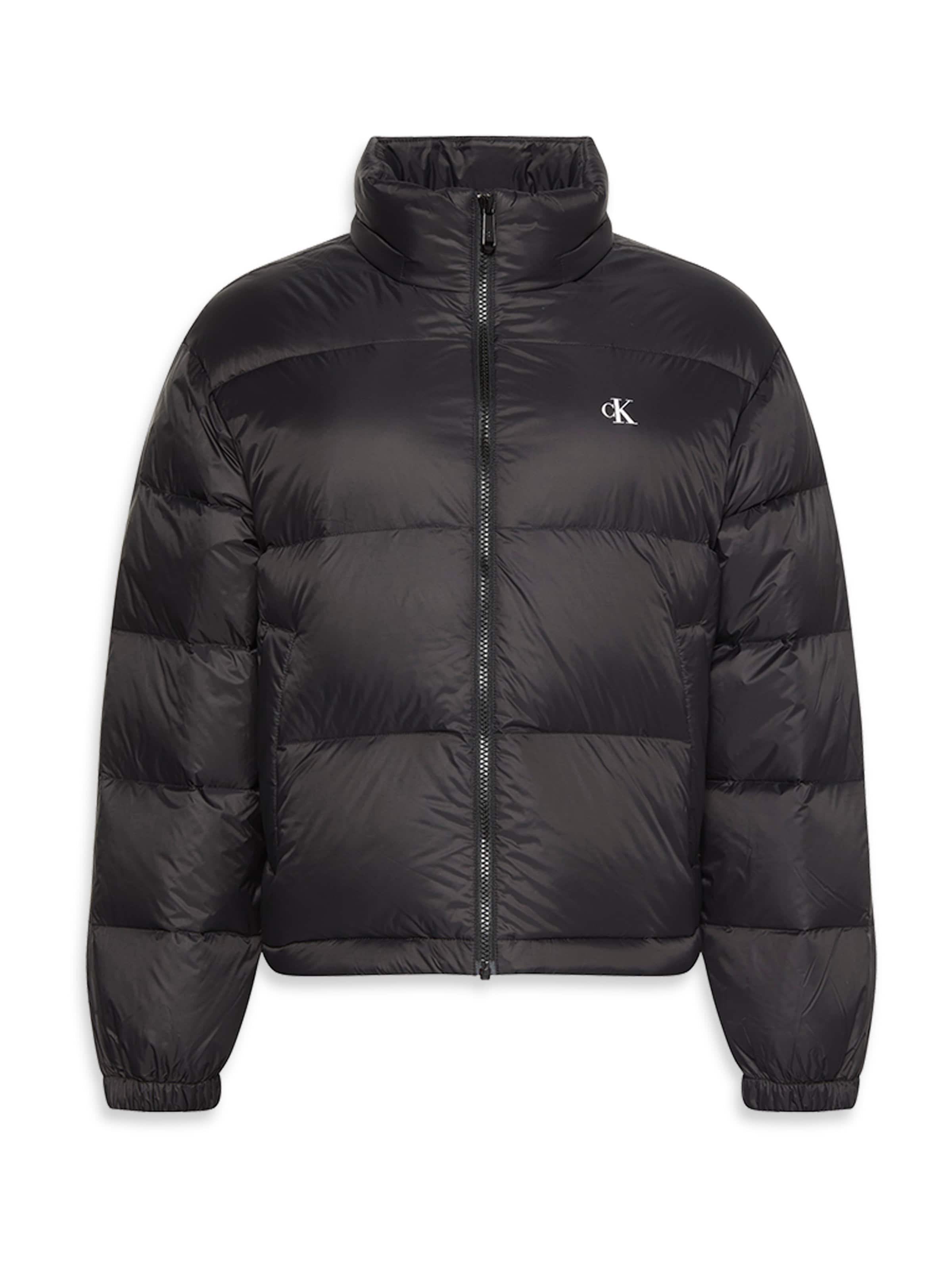 Calvin Klein Jeans Χειμερινό μπουφάν &#x27;ESSENTIAL&#x27; σε μαύρο: μπροστά