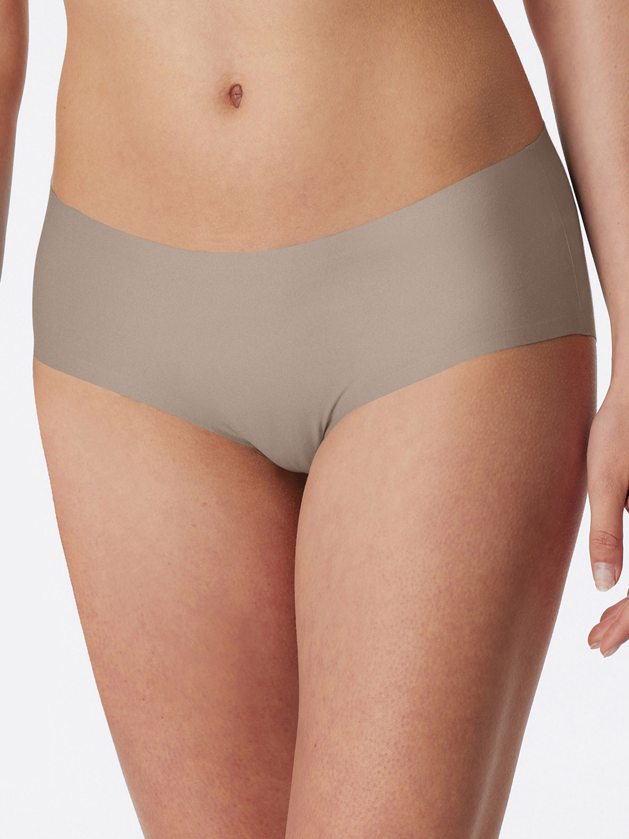 SCHIESSER Panty ' Invisible Cotton ' in Grey: front