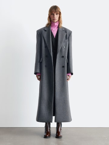 & Other Stories Kevad-sügismantel, värv hall: eest vaates