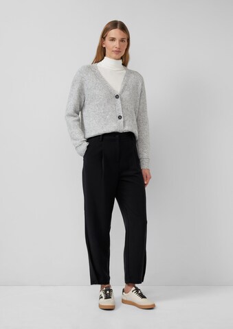 Effilé Pantalon à pince s.Oliver en noir